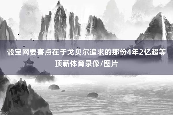 骰寶網(wǎng)要害點在于戈貝爾追求的那份4年2億超等頂薪體育錄像/圖片