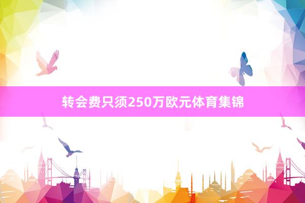 轉會費只須250萬歐元體育集錦