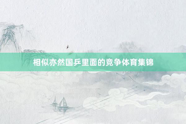 相似亦然國乒里面的競爭體育集錦