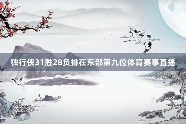 獨行俠31勝28負(fù)排在東部第九位體育賽事直播